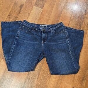 Lee Blue Flare Wide Leg Denim Jeans